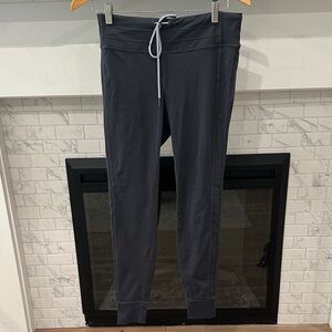 Athleta Charcoal grey Leggings pants with Drawstring